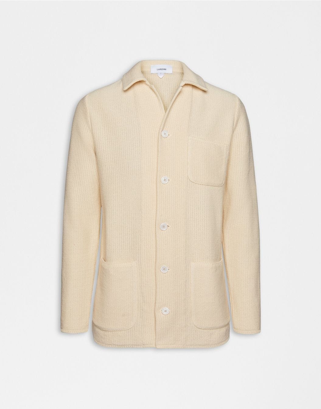 Single-Breasted Knit Jacket