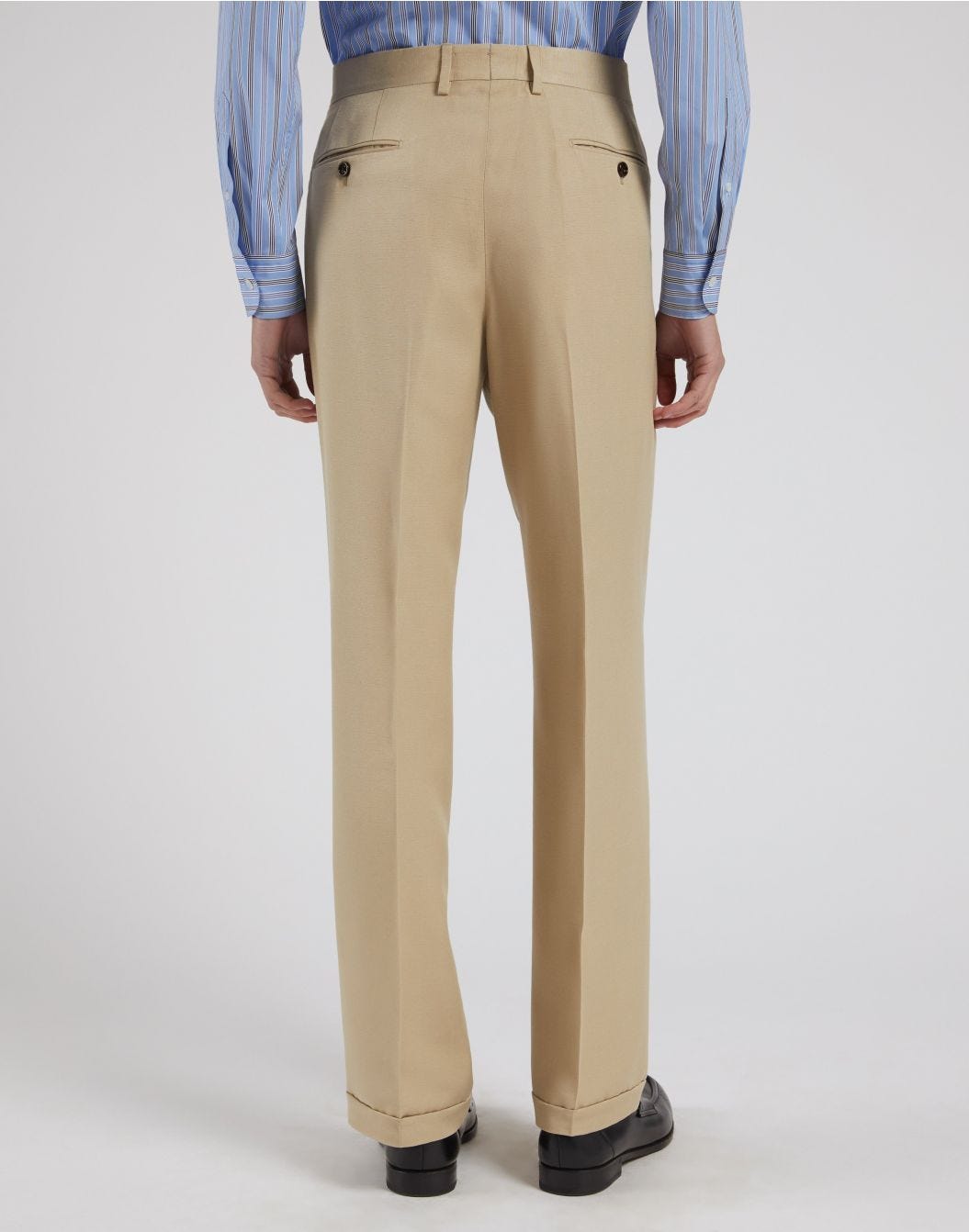 Pantalone elegante in viscosa e seta