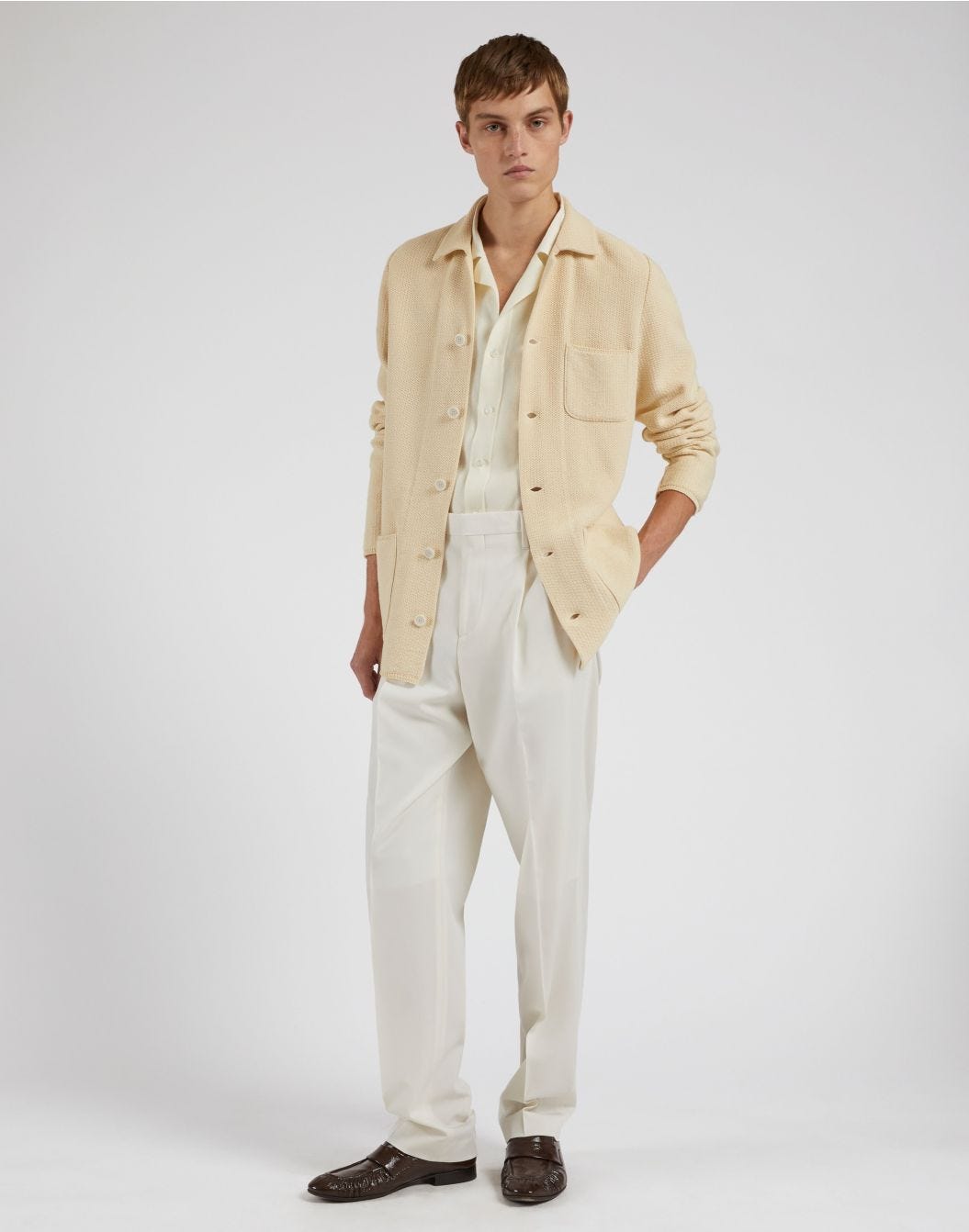 Camicia beige 