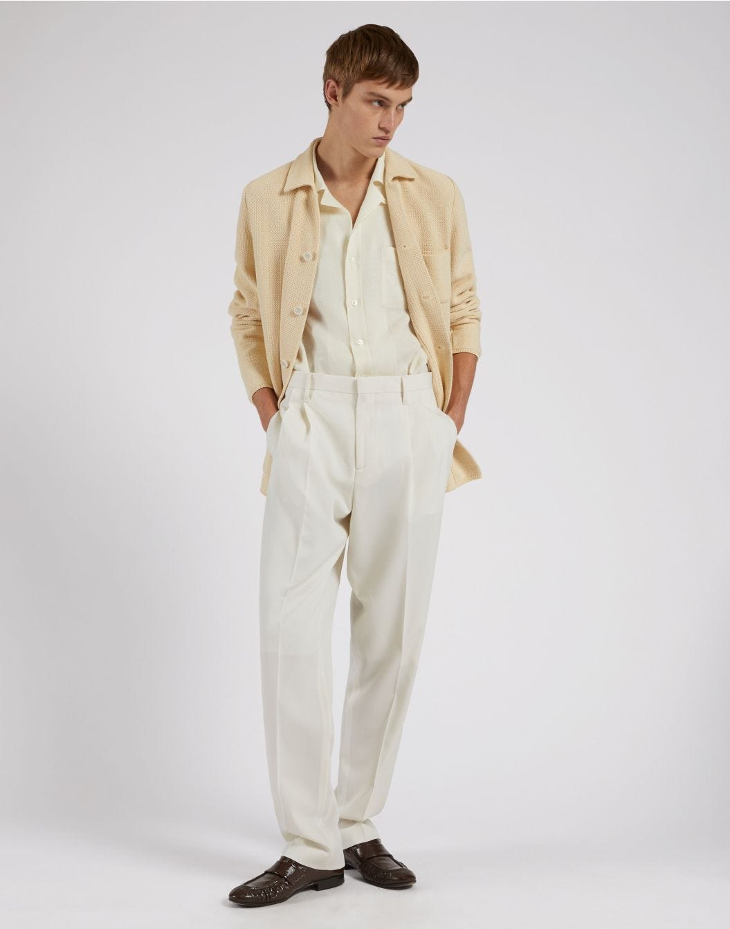 Crepe Gabardine Trousers