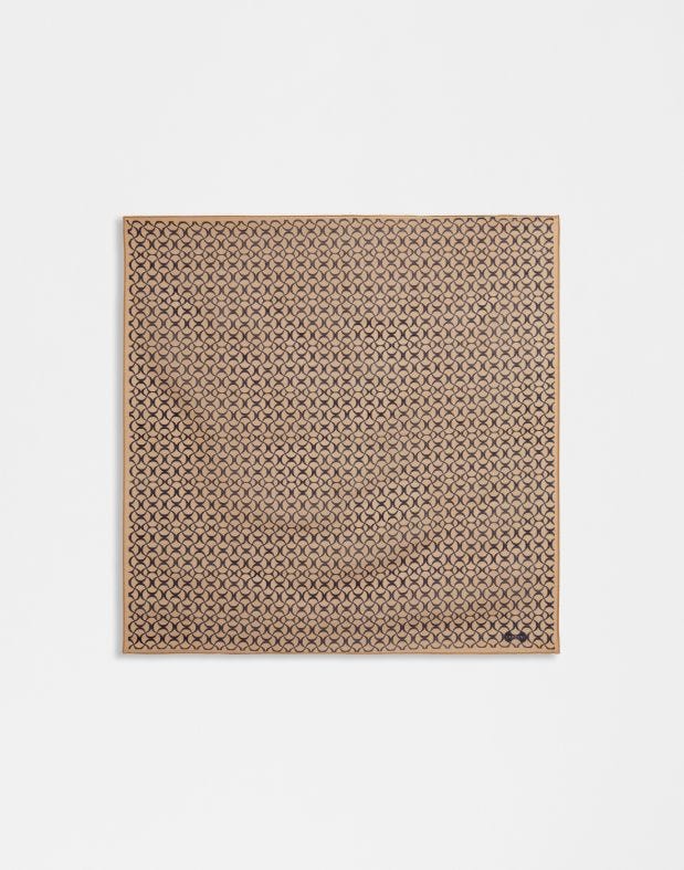 Tuch aus Seide mit geometrischem Muster