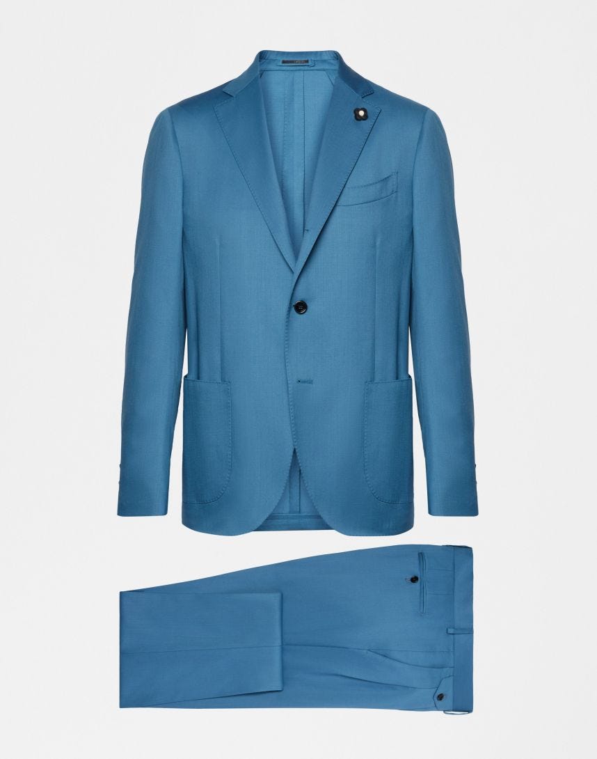 Special Line blue suit