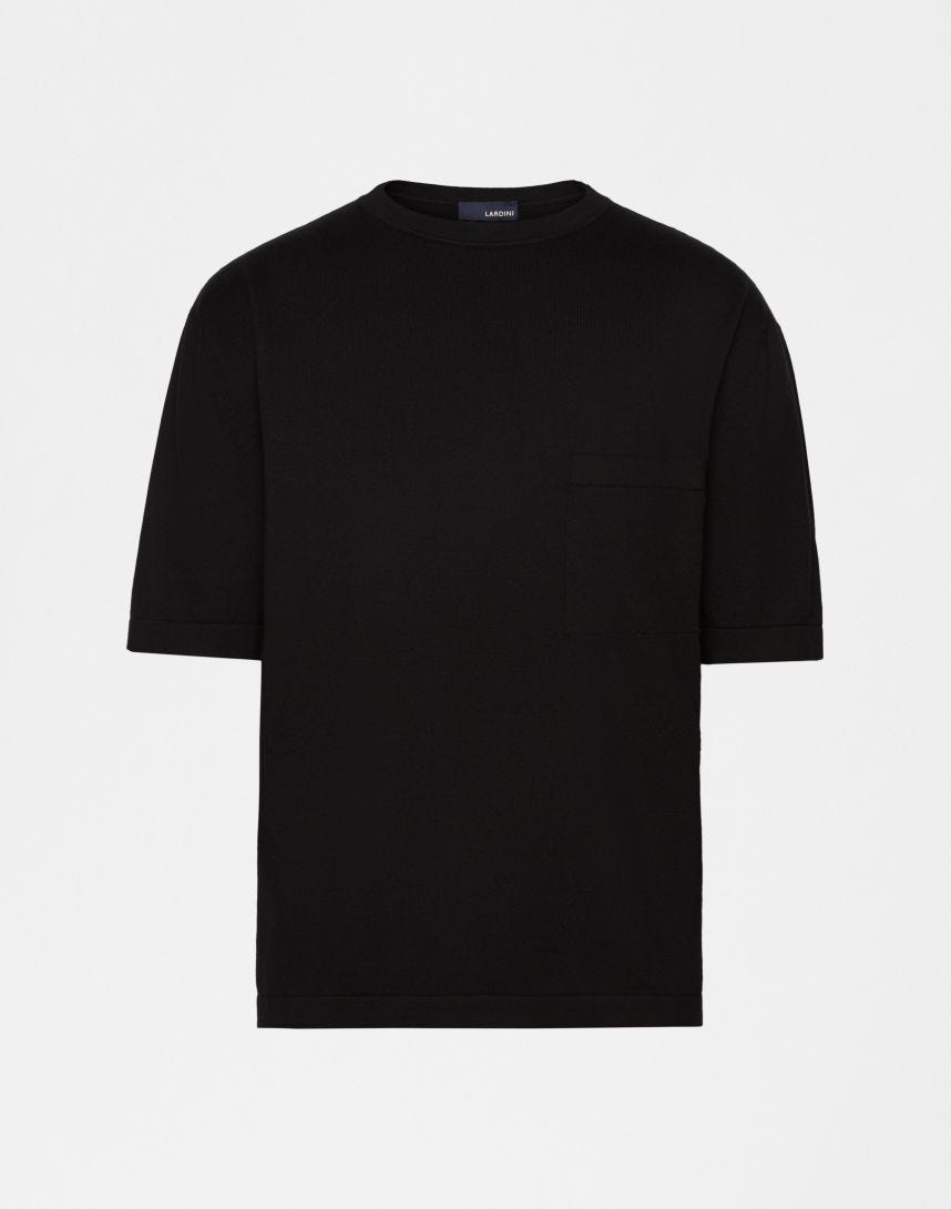 T-shirt nera Monotone