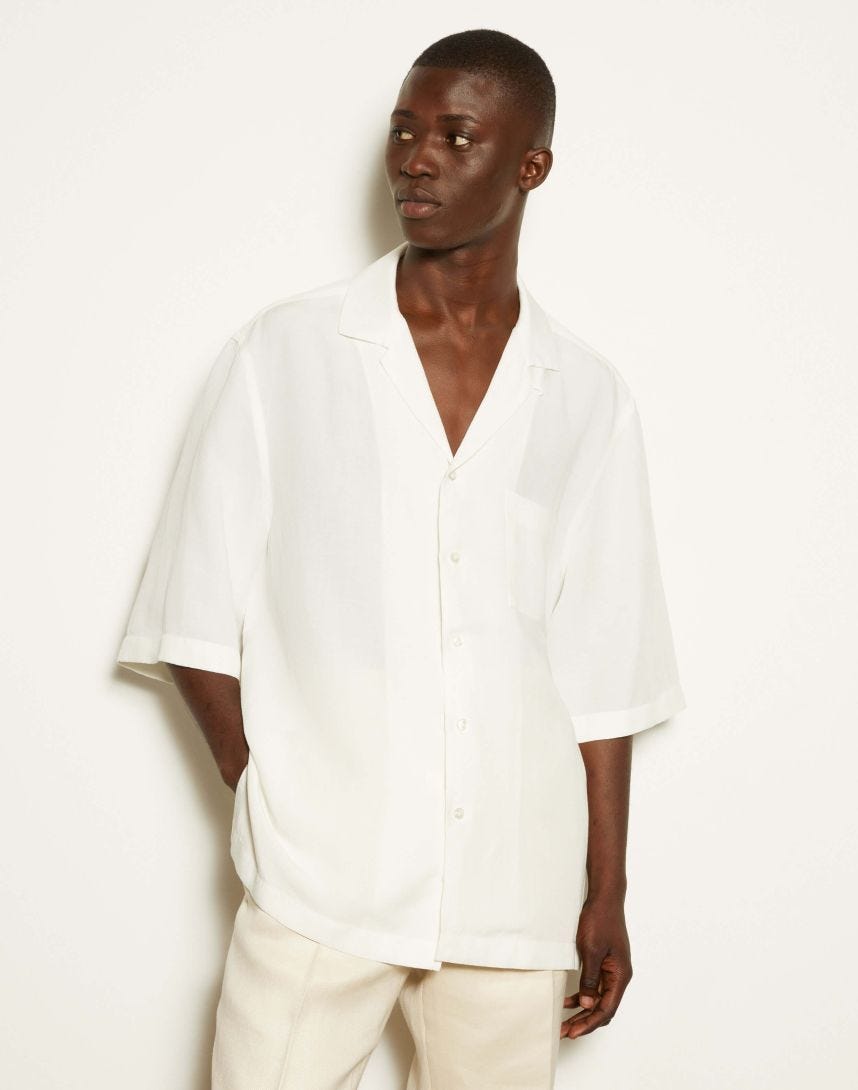 White relaxed shirt
