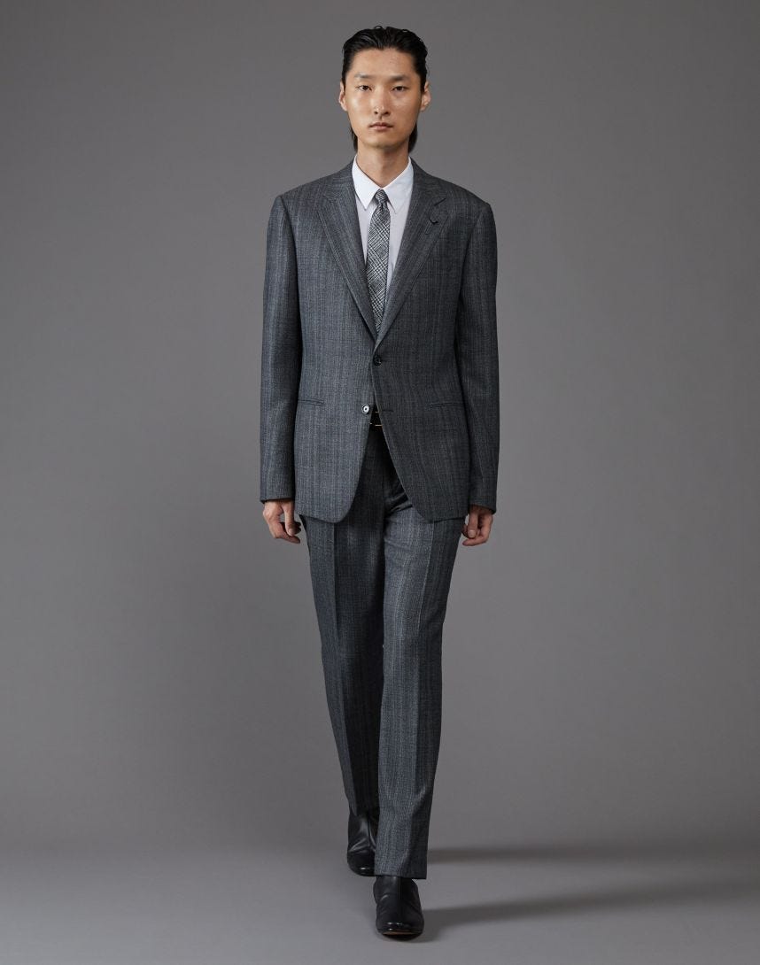 Kosmo gray single-breasted suit