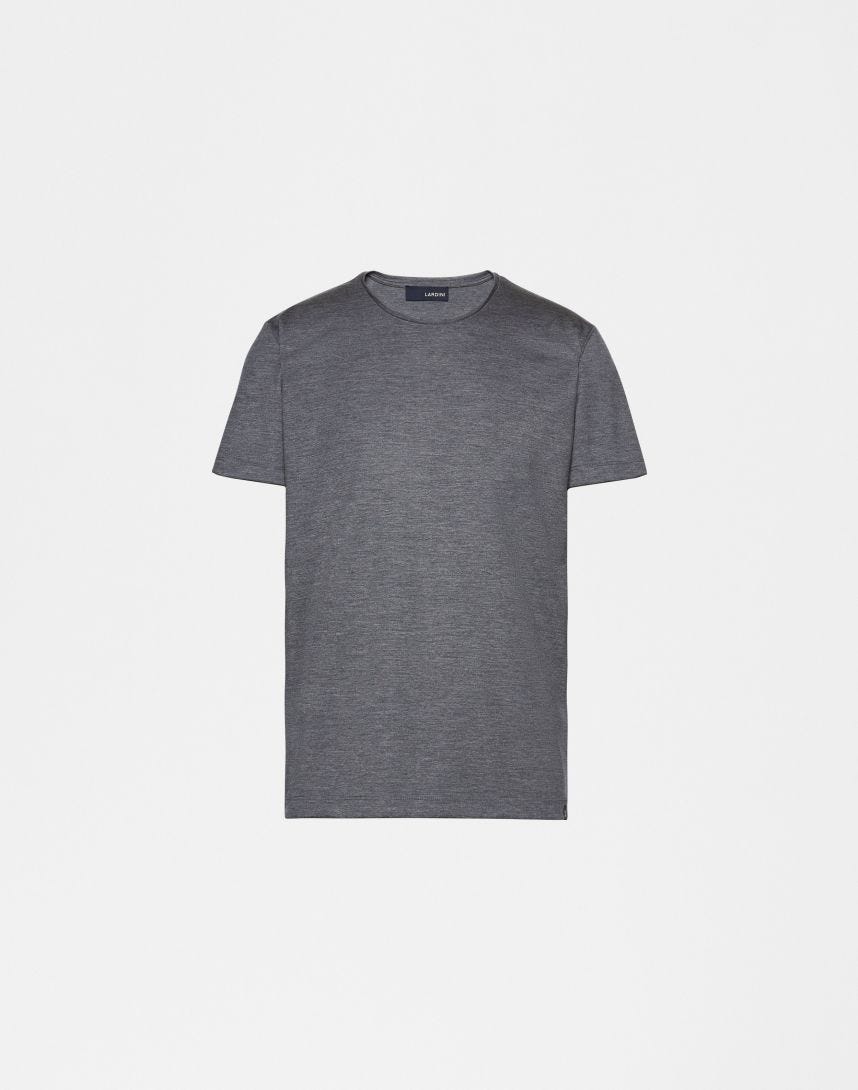 Easy Wear gray short sleeve T-shirt with pocket