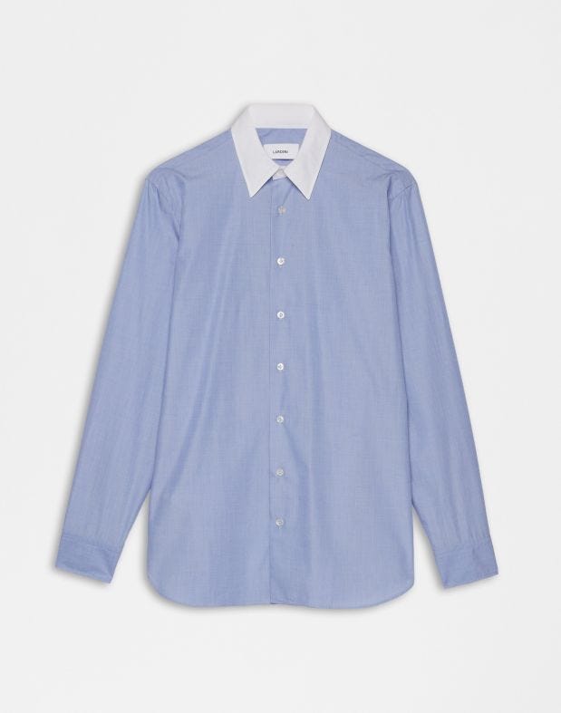 Camicia popeline dal fit regolare