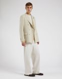 Double-Breasted Linen Blazer 3