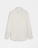 Striped Silk-Cotton Shirt 1