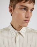 Striped Silk-Cotton Shirt 5